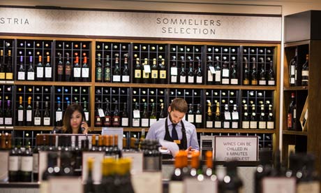 Harrods wine department