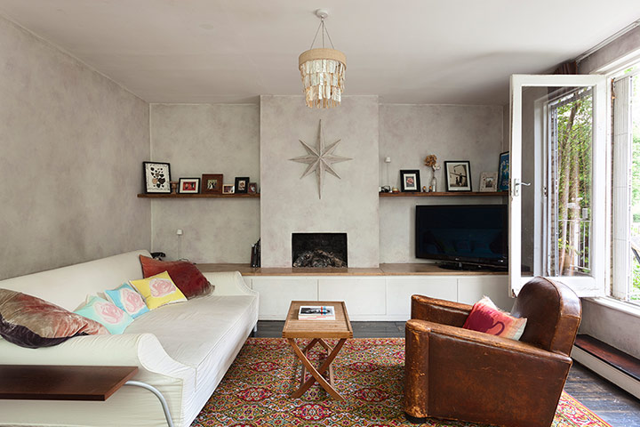 In pictures - Highgate: interior of lounge with neutral walls and sofas