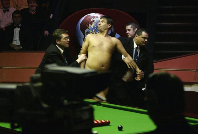 streakers: Snooker streaker