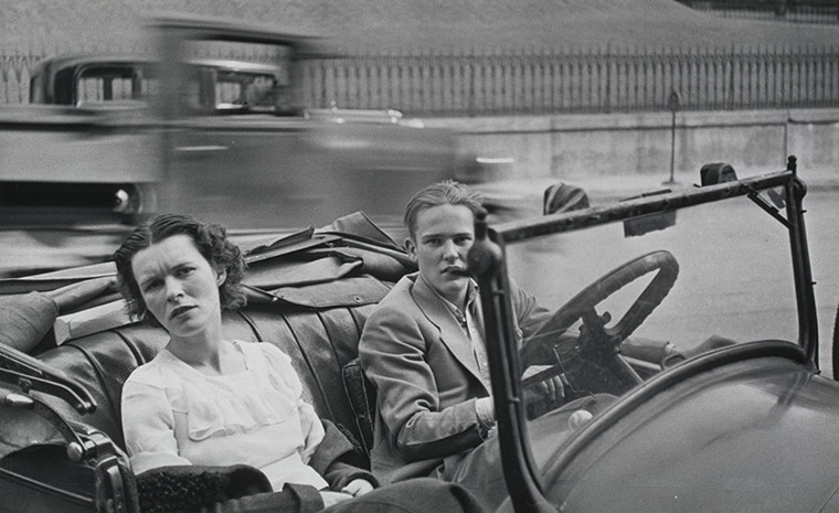 Walker Evans: Parked Car, Small Town Main Street, 1932