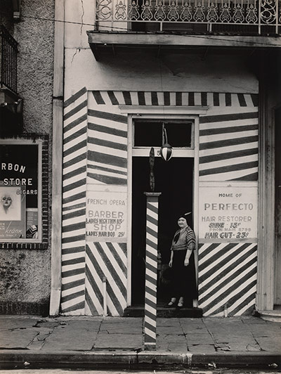 Walker Evans: Sidewalk and Shopfront, New Orleans, 1935