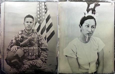 Wet-plate collodion images