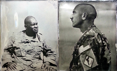 Wet-plate collodion images