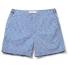 Shorts: Bulldog mid-length printed swim shorts