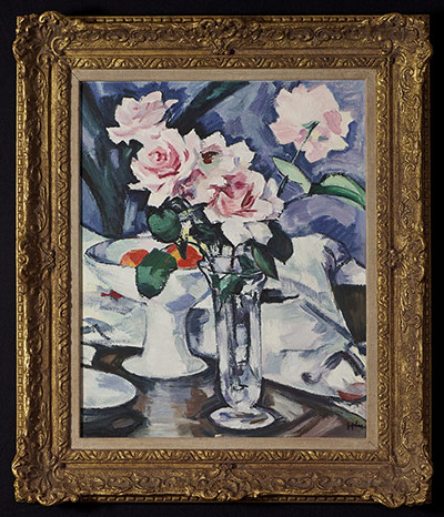 Copied Pictures: Pink Roses in a Glass vase