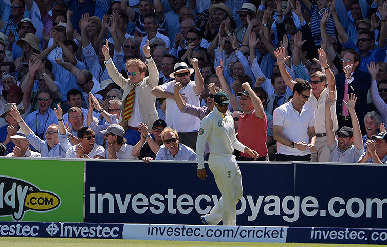 sport: 2nd ashes test day two