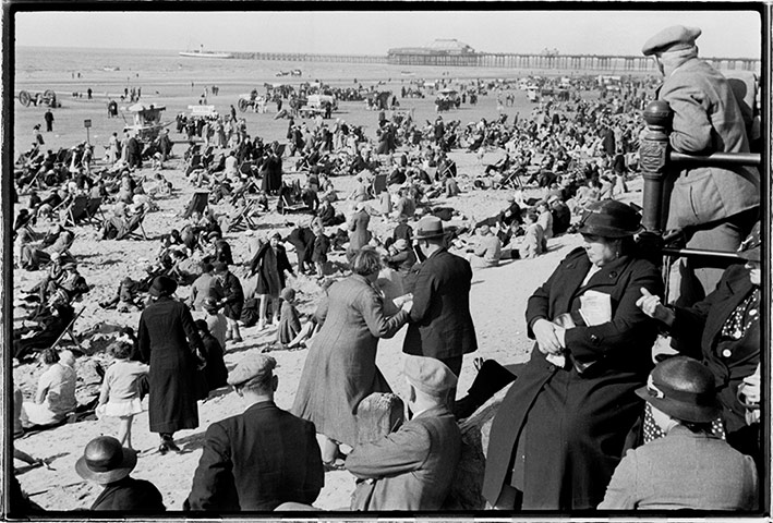 More Mass Observation: Humphrey Spender, Crowds, Blackpool, 1937