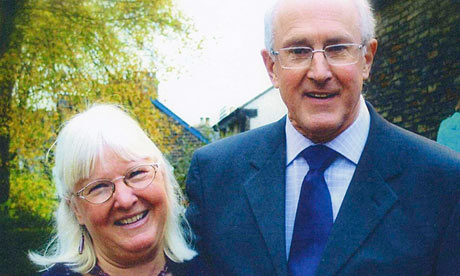 Alan Greaves with his wife Maureen