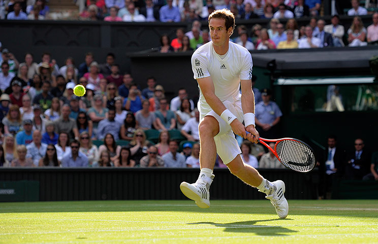 Tom Jenkins Wimbledon 7: Andy Murray backhand