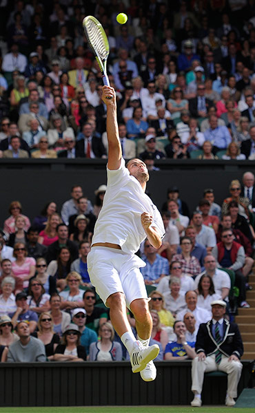 Tom Jenkins Wimbledon 7: Mikhail Youzhny smashes 
