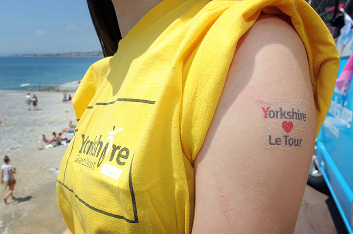 Tour de France stage 3: Promoting the 2014 tour