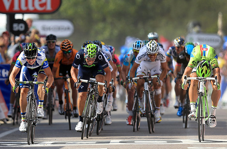 Tour de France stage 3: Simon Gerrans and Peter Sagan