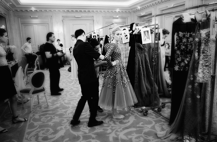Paris fashion in B&W: Paris Haute Couture Autumn Winter 2013-2014