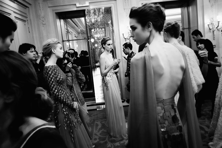 Paris fashion in B&W: Paris Haute Couture Autumn Winter 2013-2014