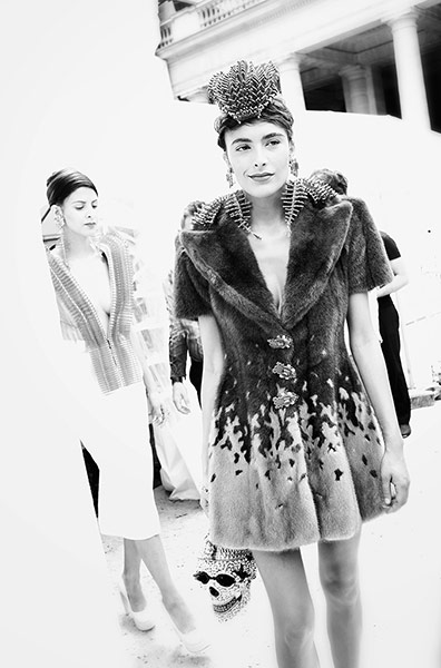 Paris fashion in B&W: Paris Haute Couture Autumn Winter 2013-2014
