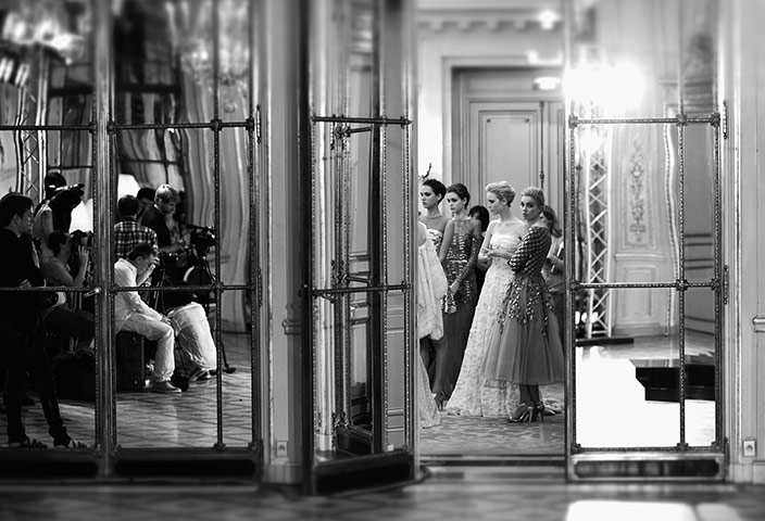 Paris fashion in B&W: Paris Haute Couture Autumn Winter 2013-2014