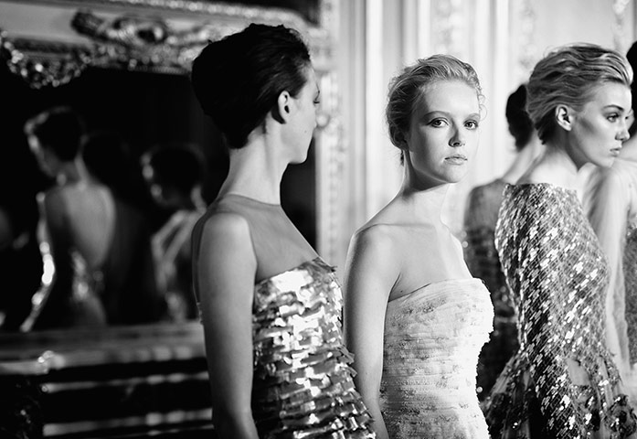 Paris fashion in B&W: Paris Haute Couture Autumn Winter 2013-2014