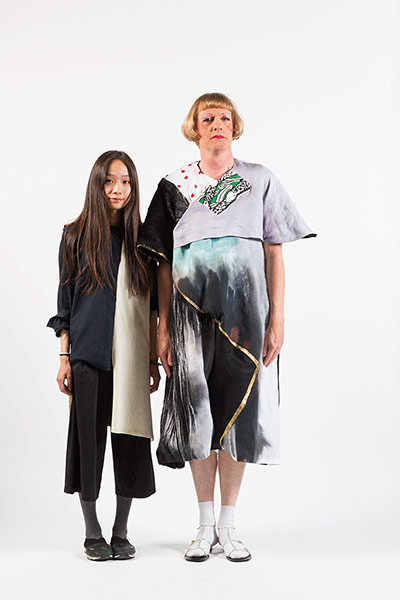 3rd prize winner Coco Kwok with Grayson Perry