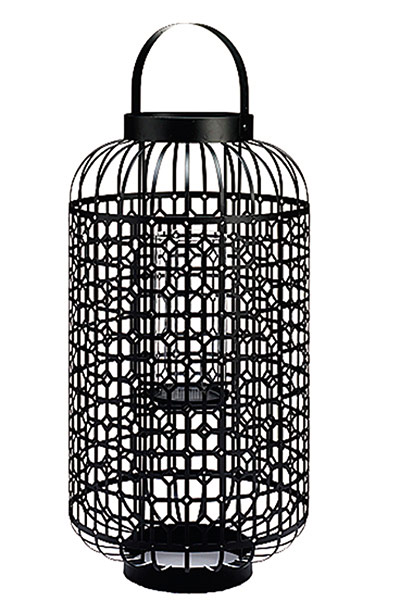 Interiors - best buys: black metal lantern