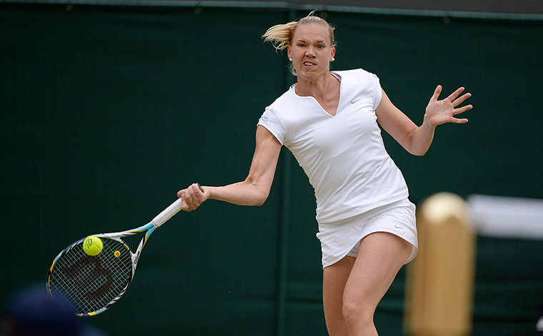 Wimbledon day eight: Kaia Kanepi
