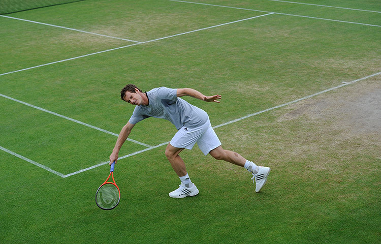 Wimbledon day eight: Murray training