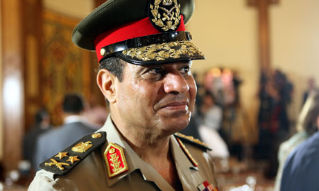 Egyptian military chief vows to rebuild Coptic Churches