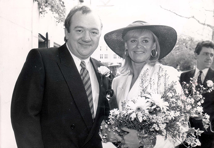 Mel Smith: Mel Smith's wedding