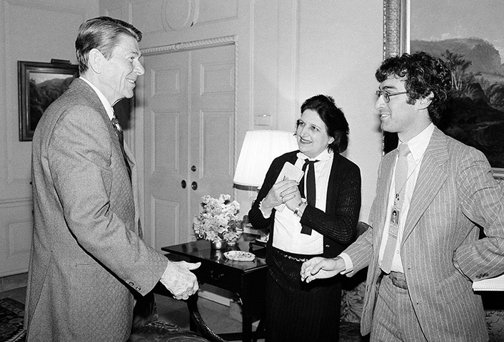 Helen Thomas: Ronald Reagan, Helen Thomas