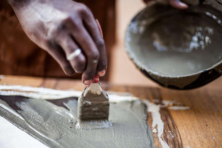 In Pictures - Batik: Space - African Textiles - painting fabric