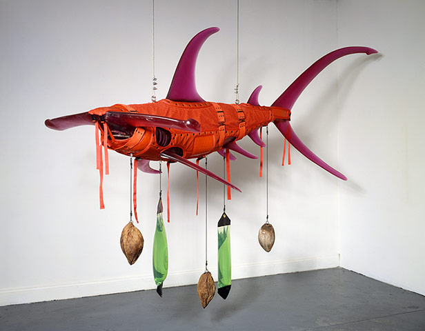 Aquatopia: Ashley Bickerton, Orange Shark 2008