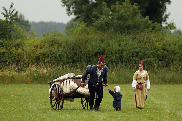 History Live re-enactment: Two Thousand Re-Enactors Participate In English Heritage History Live!