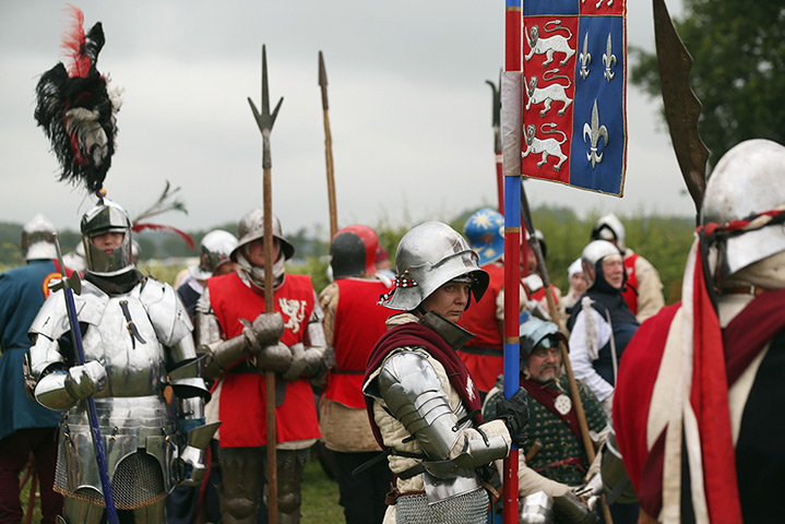 History Live re-enactment: Re-enactors take part in the 'History Live!' event 