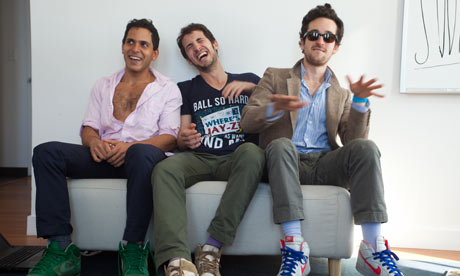 Rap Genius co-founders Rap Genius co-founders Mahbod Moghadam, Ilan Zechory and Tom Lehman