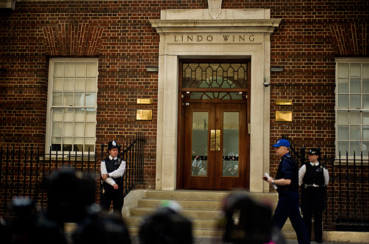 royal baby watch: Lindo Wing of Queen Mary's Hospital Paddington