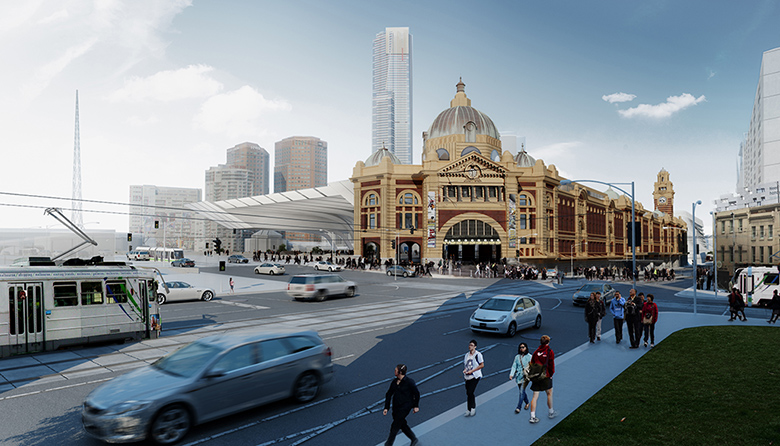 Flinders: View from St Pauls Cathedral