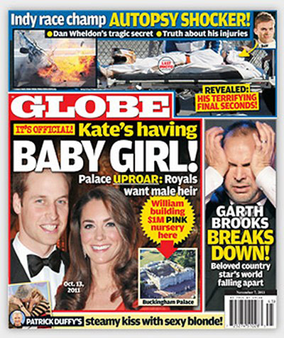 Royal baby predictions: Globe