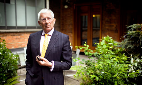 Nick Hewer yellow tie