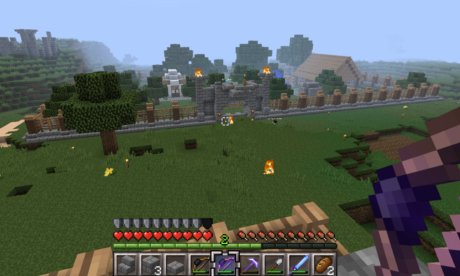 A view of a Minecraft 