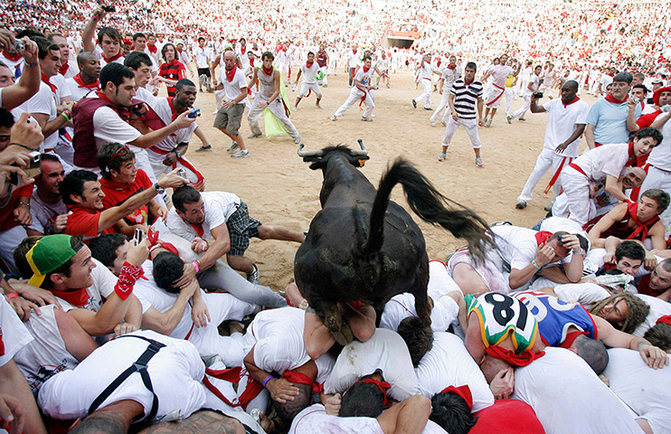 eyewitness tradition: San Fermin festival