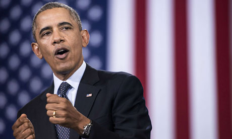 US President Barack Obama speaks at Knox