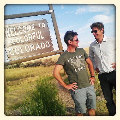 Marcel and Andy make their way through Colorado