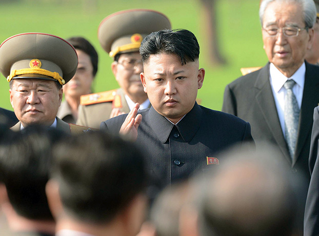North Korea 60th: North Korean leader Kim Jong-un attends an inauguration ceremony