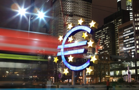 The headquarters of the European Central Bank (ECB) on January 8, 2013 in Frankfurt am Main.