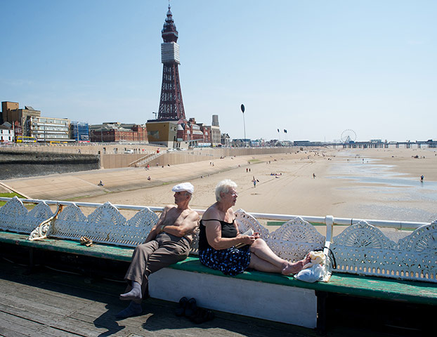 original observer: Blackpool sun worshippers