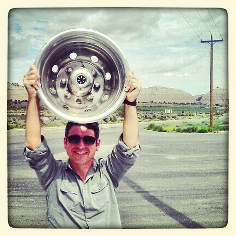 Andy Maclure on the road to Denver.