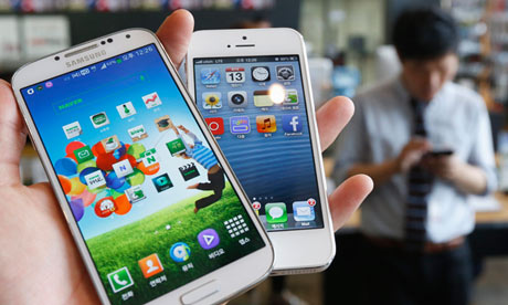 Samsung's Galaxy S4 and Apple's iPhone 5