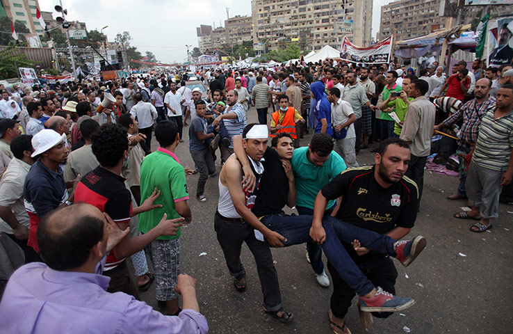 Cairo clashes: Pro-Morsi injured