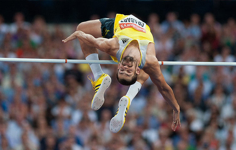Day 1 Anniversary games: Robbie Grabarz in the high jump