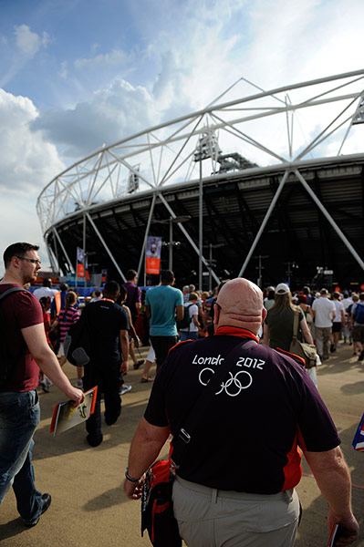 Day 1 Anniversary games: Spectators at the Anniversary Games