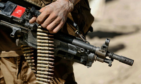 British soldier in Helmand